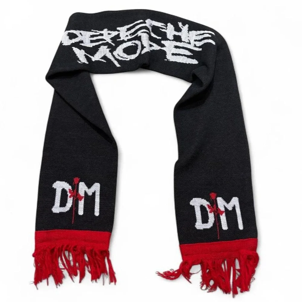 Depeche Mode Scarf DoubleSide Knit Band Y2K Style Soccer Violator/SOFOD Inspire